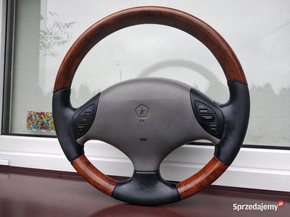 Chrrysler Voyager III 3 kierownica drewniana Motoryzacja łódzkie Sieradz