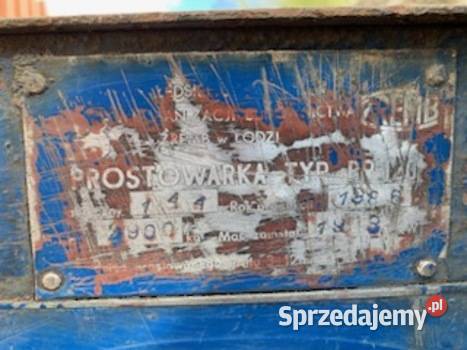 Prościarka do drutu ZREMB PP 120 Kalisz