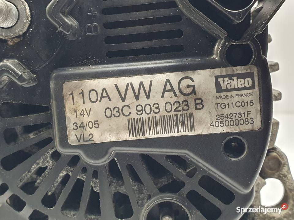 ALTERNATOR VW Golf V Skoda Octavia II 16 FSI Chełm