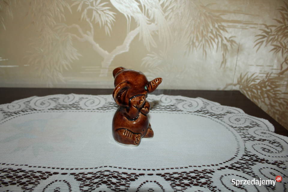 Słonik Porcelit Ceramika metka PRL Chorzów sprzedam