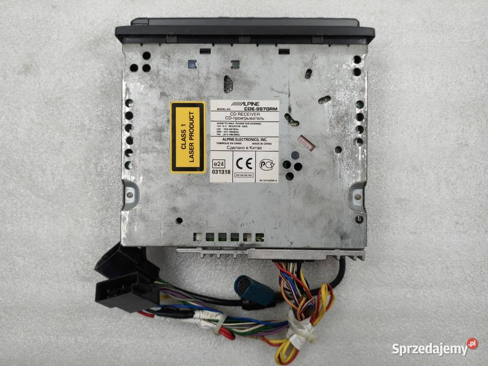 Radio ALPINE CDE9870RM sprzedam