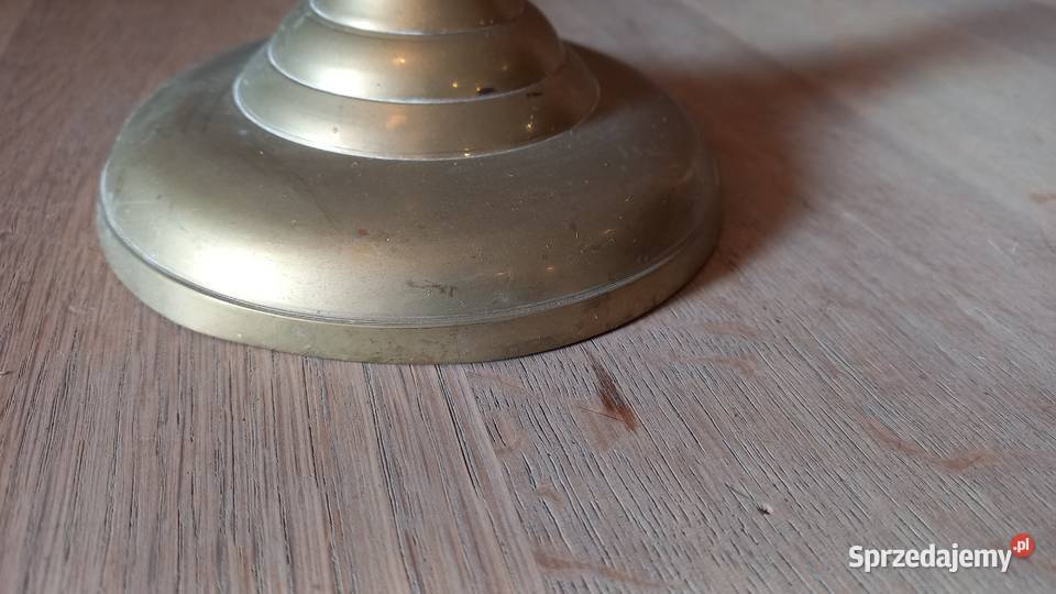 Świecznik mosiężny pięcioramienny Kandelabr 40 Gawroniec sprzedam