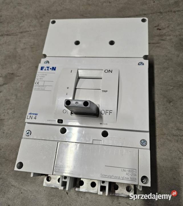 LN4800I ROZŁĄCZNIK MOCY EATON 3BIEGUNOWY Pozostałe Racibórz