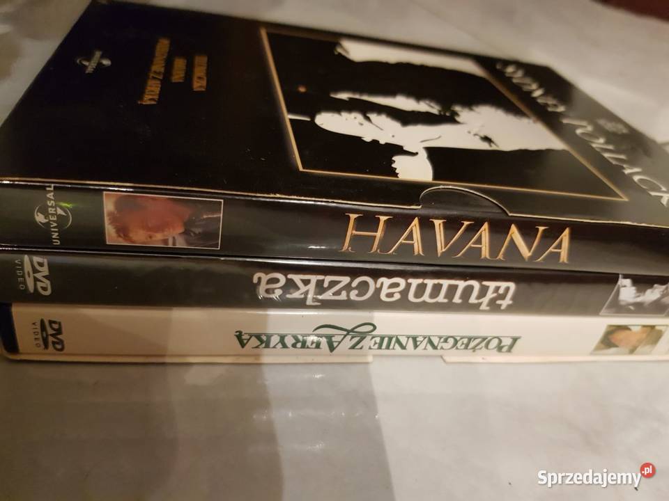 SYDNEY POLLACK TŁUMACZKA HAVANA POŻEGNANIE 3DVD Filmy świętokrzyskie Kielce sprzedam