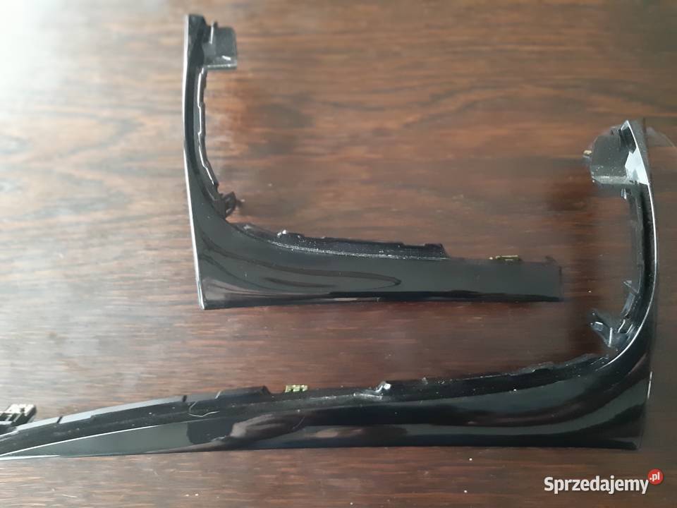 Dekory deski rozdzielczej mokka czarny polysk Kijany