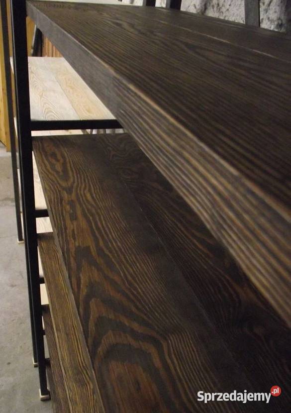 Regał narożny NA WYMIAR stal loft industrialny warmińsko-mazurskie Bartoszyce