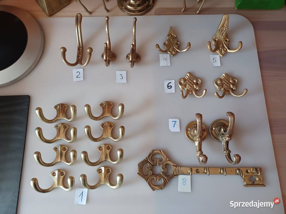 Wieszak mosiężny Poznań sprzedam