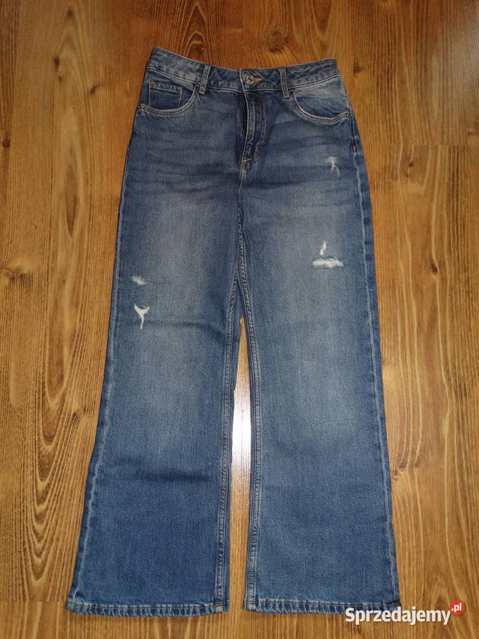 HM spodnie jeansowe baggy r146 Spodnie dolnośląskie