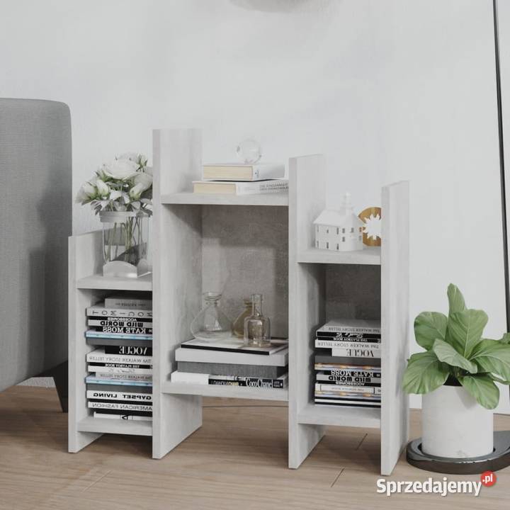 vidaXL Szafka boczna szarość betonu 60x26x60 mazowieckie Warszawa