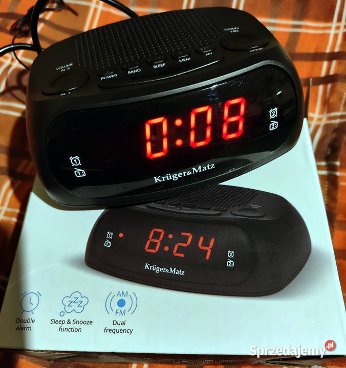 Radiobudzik Alarm Clock Radio Kruger Matz 0824 Lublin