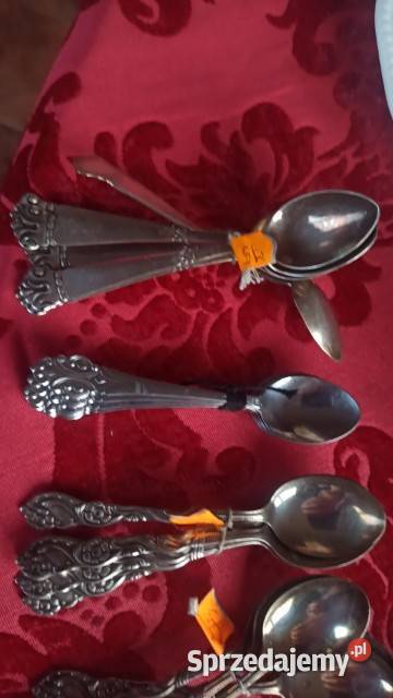 Platerowe łyżeczki widelczyki Nożyki Porcelana i szkło Gdańsk sprzedam