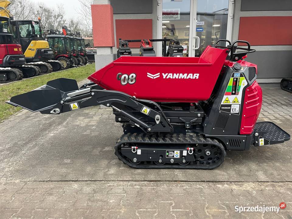 YANMAR C08 HiTip wozidło transporter wysoki Łódź