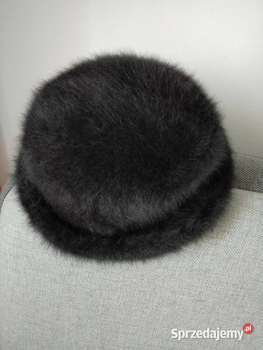 Kapelusik z moheru czarny Dla kobiet łódzkie Łódź sprzedam