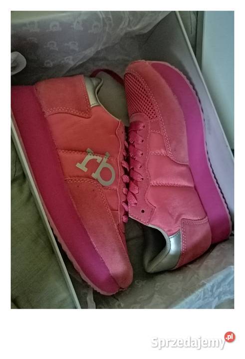 ROCCOBAROCCO sneakersy półbuty w sportowym stylu różowy Leszno