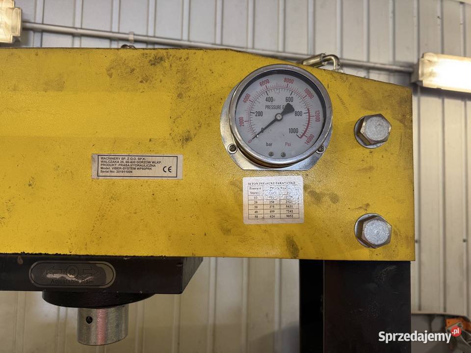Prasa hydrauliczna warsztatowa 50 TON śląskie Zabrze sprzedam
