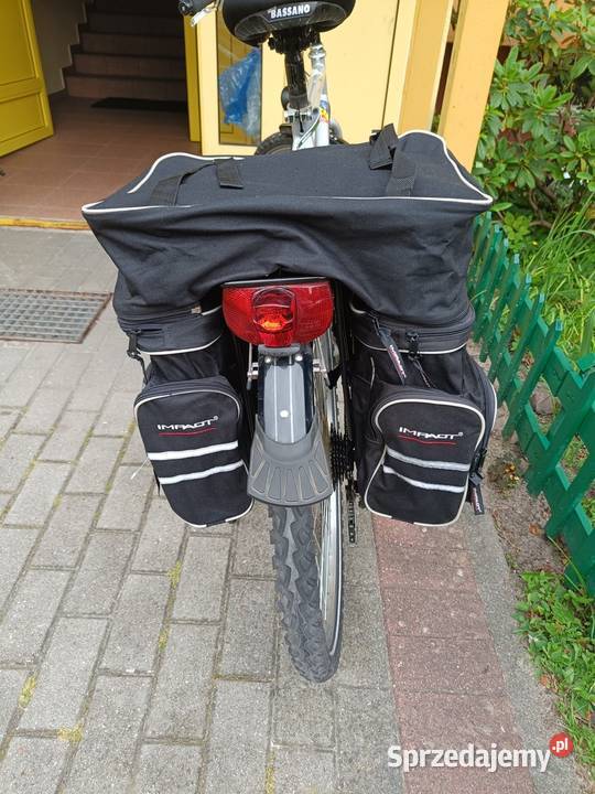 Sakwa rowerowa 3 komorowa IMPACT poj46l Części i akcesoria pomorskie Gdynia