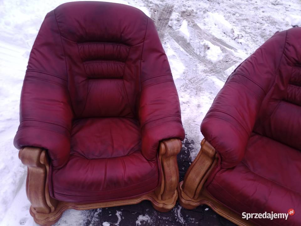 Komplet Wypoczynkowy KLER 321 i Pufa i Ława Dąb Kozy