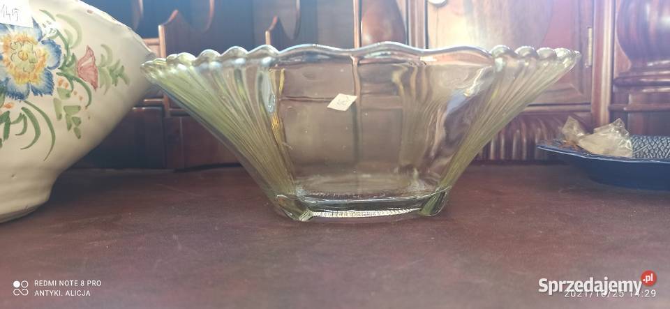 Misa Patera na 4 nóżkach owocarka szkło Gdańsk sprzedam