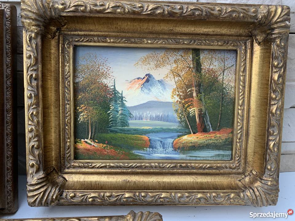 3 Olej na desce obraz obrazek drewniana Bystrzyca Kłodzka