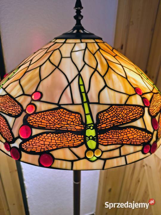 Tiffany lampa stojąca podłogowa Tiffany ważki sprzedam