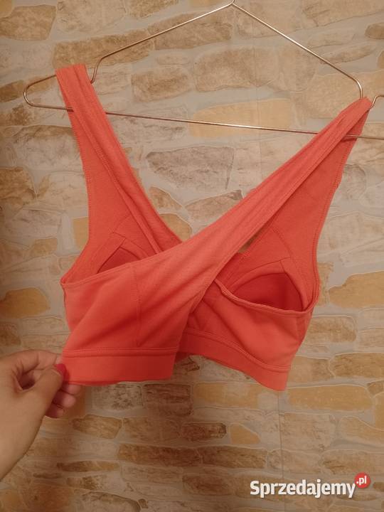 ML ADIDAS Pomarańczowy top fitness bokserka pomarańczowy Kraków