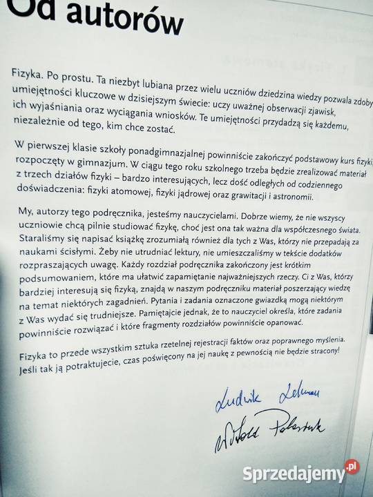 Fizyka prostu podręczniki szkolne nowe Warszawa