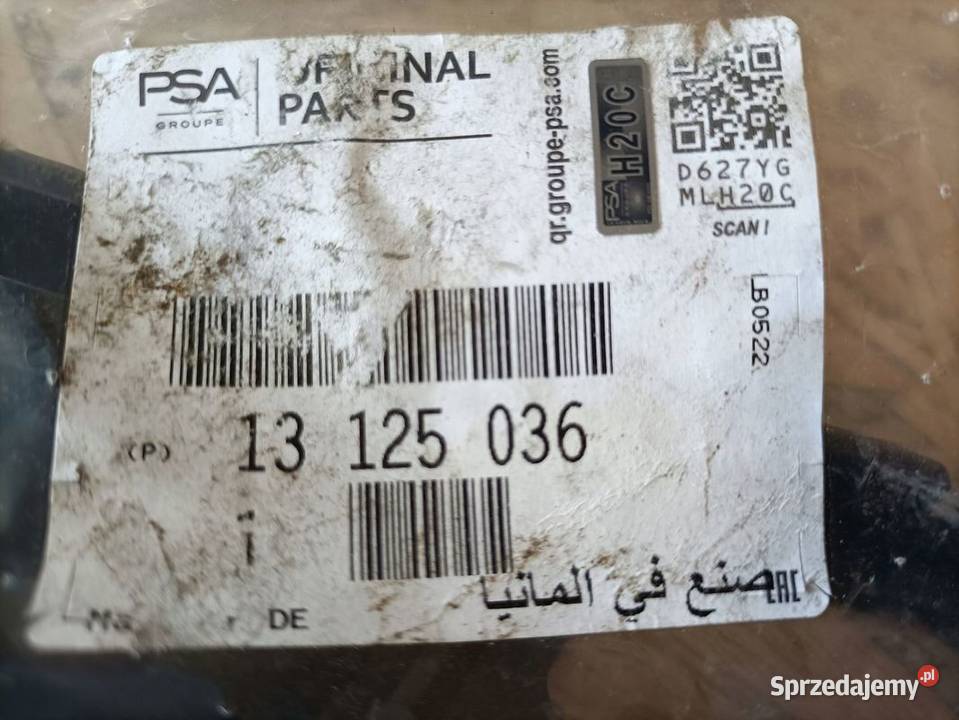 OPEL ZAFIRA B ŚLIZG ZDERZAKA LEWY TYŁ 13125036 osobowe Pleszew