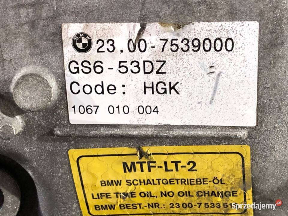 SKRZYNIA BIEGÓW BMW E90 7539000 30 211 0412 sprzedam