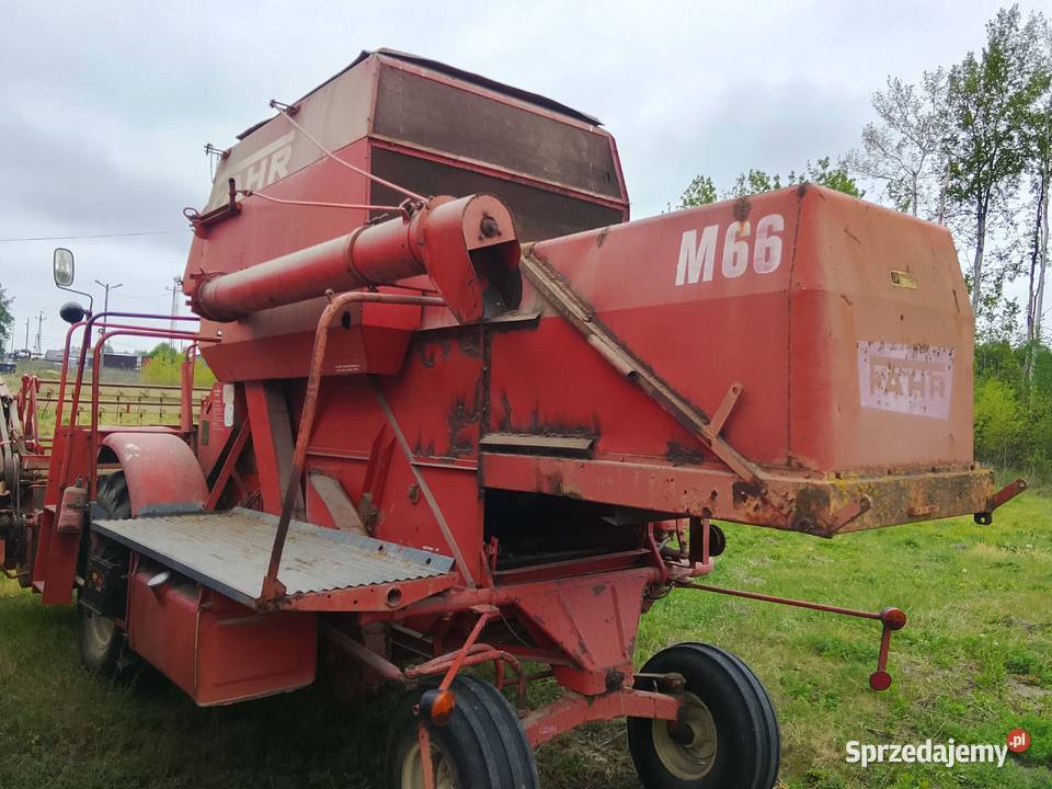 Kombajn zbożowy Fahr m66 z sieczkarnia heder 25m