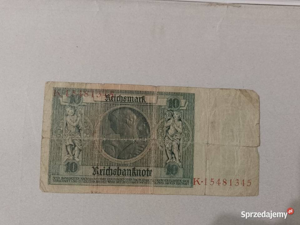 Niemcy 10 marek 1924 Numizmatyka Łomża
