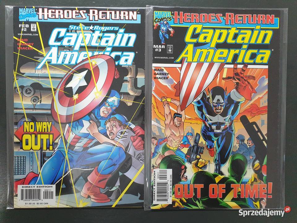 Captain America zestaw 13 oryginalnych komiksów Gdynia