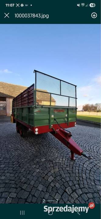 Rozrzutnik 6 ton tandem Kobylno