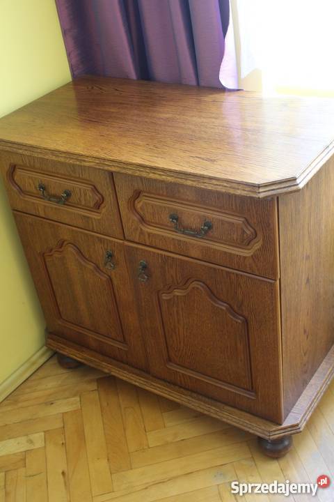 Komody Stół drewniany 6 krzesł 95cm Gdańsk