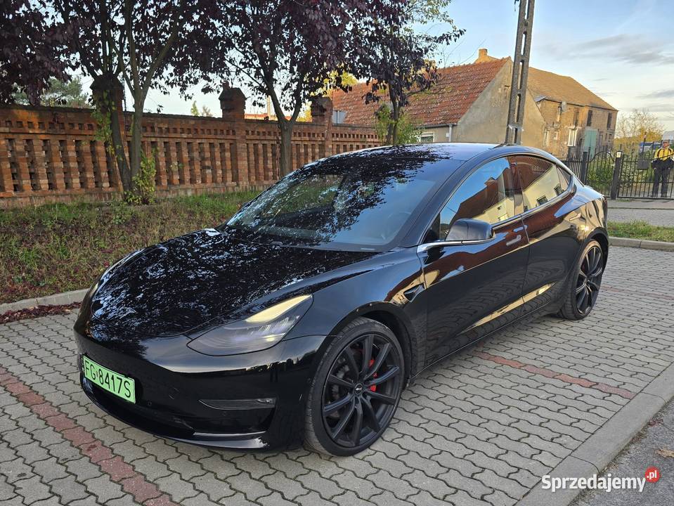 Tesla Model 3 Performance Gw2027 nawigacja Gorzów Wielkopolski