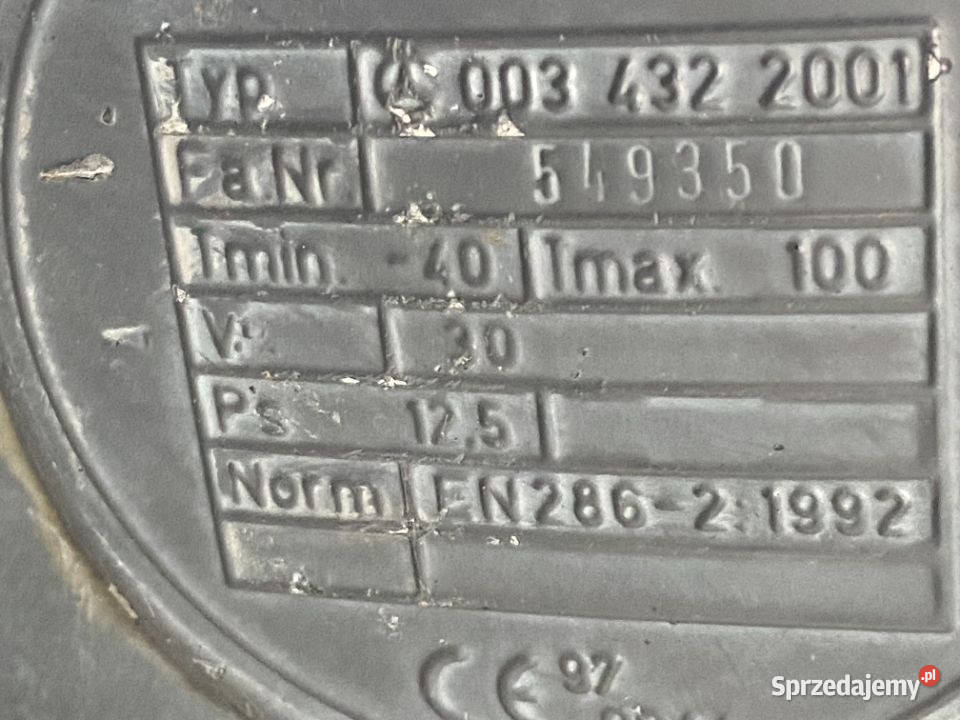 Butla Powietrza Mercede Axor Actros 0034322001 lubuskie Maszewo