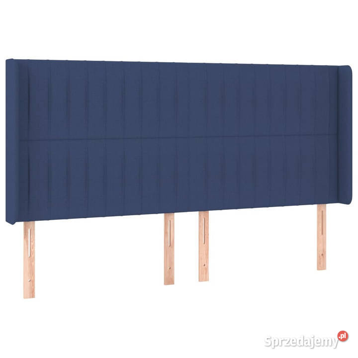 Zagłówek uszak niebieski 203x16x118128 tkanina Warszawa