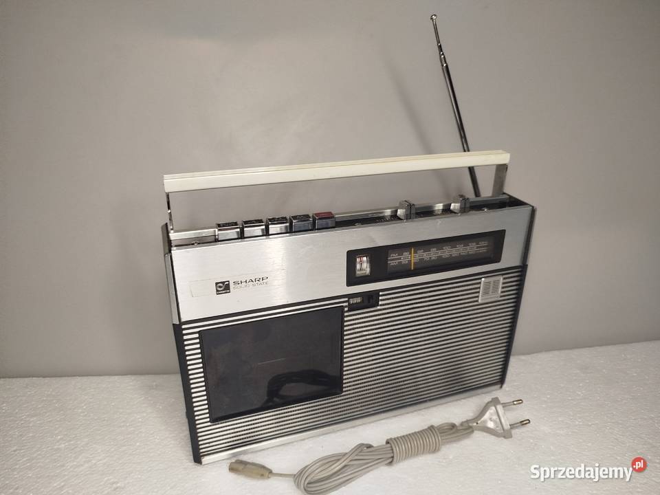 Zabytkowy Radiomagnetofon SHARP RD416D lata 70 Zgierz