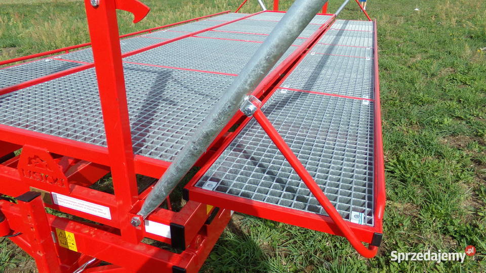 PRZYCZEPA DO ZBIORU OWOCÓW PLATFORMA SADOWNICZA łódzkie Łowicz