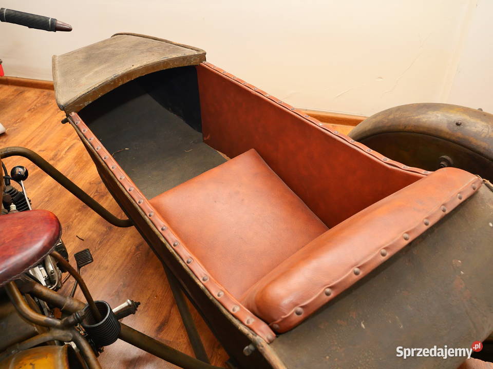 Motosacoche z koszem 1923 Łódź