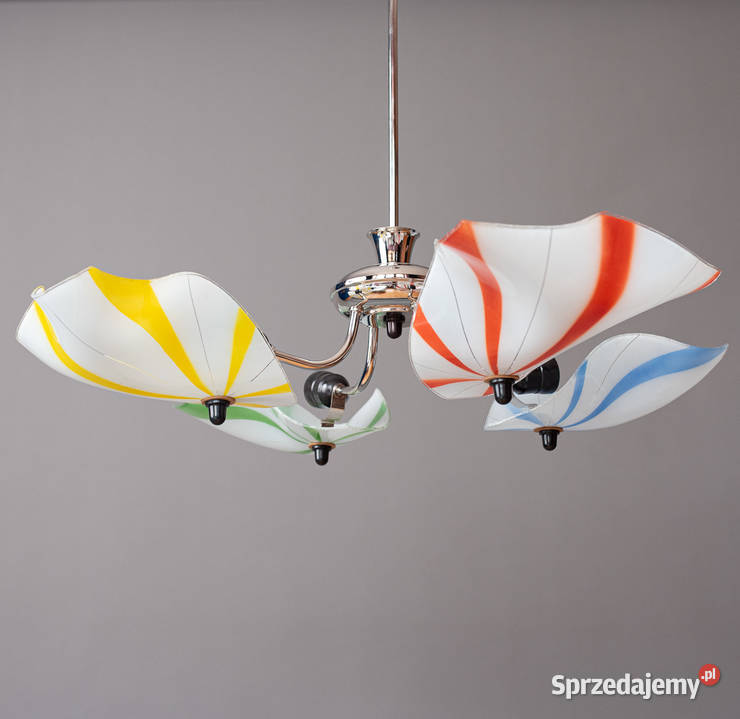 Żyrandol lata 60 Look PopArt MidCentury Vintage Dąbrowa Górnicza