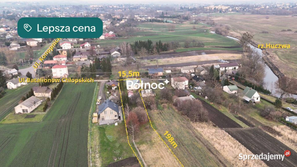 Dom spokojnej ulicy rzeką Sprzedaż Hrubieszów