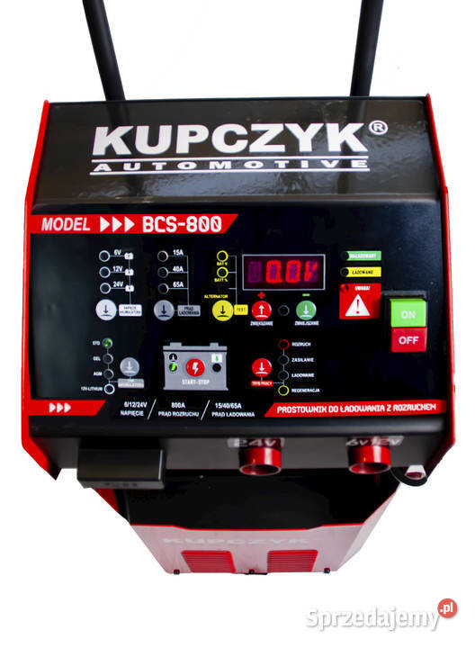Prostownik mikroprocesorowy z rozruchem BCS800 Warka sprzedam