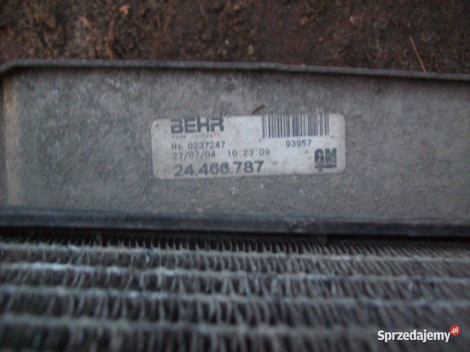 Corsa C 13 CDTI Chlodnice Intercooler wentylator Mińsk Mazowiecki