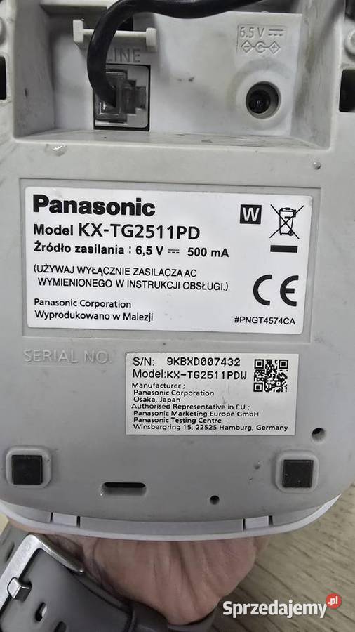 Telefon stacjonarny Panasonic KXTG2511PD opolskie Głubczyce