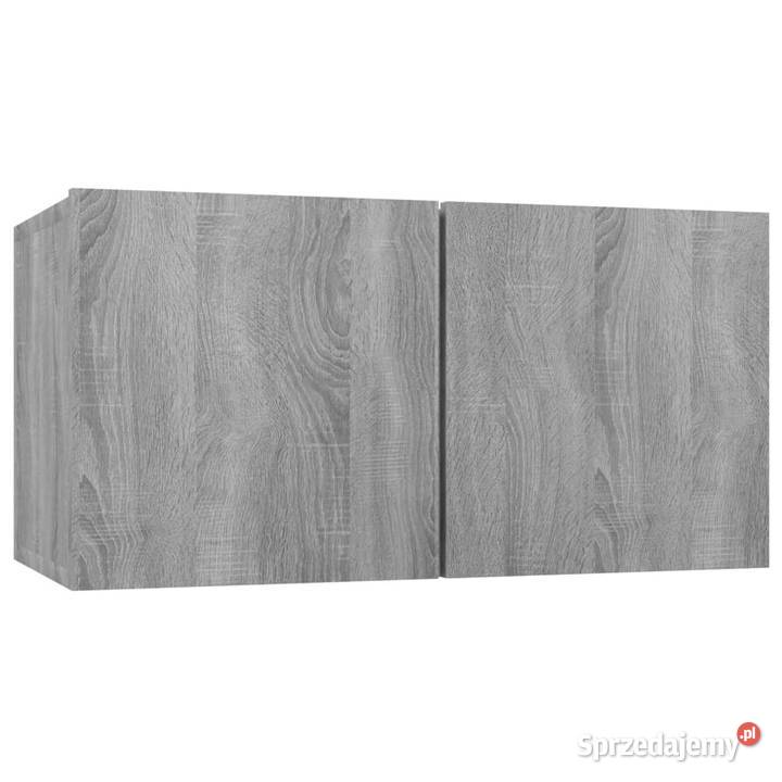 Wisząca szafka pod TV szary dąb sonoma 60x30x30 Warszawa