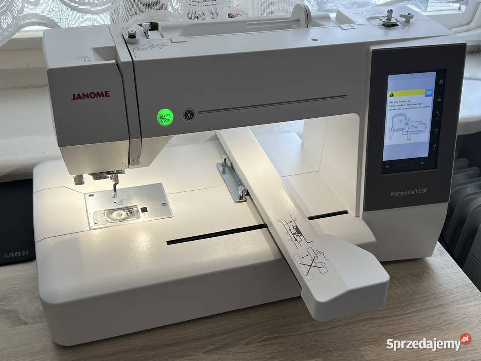 Hafciarka Janome MC 550E Full program Janome Szklarska Poręba