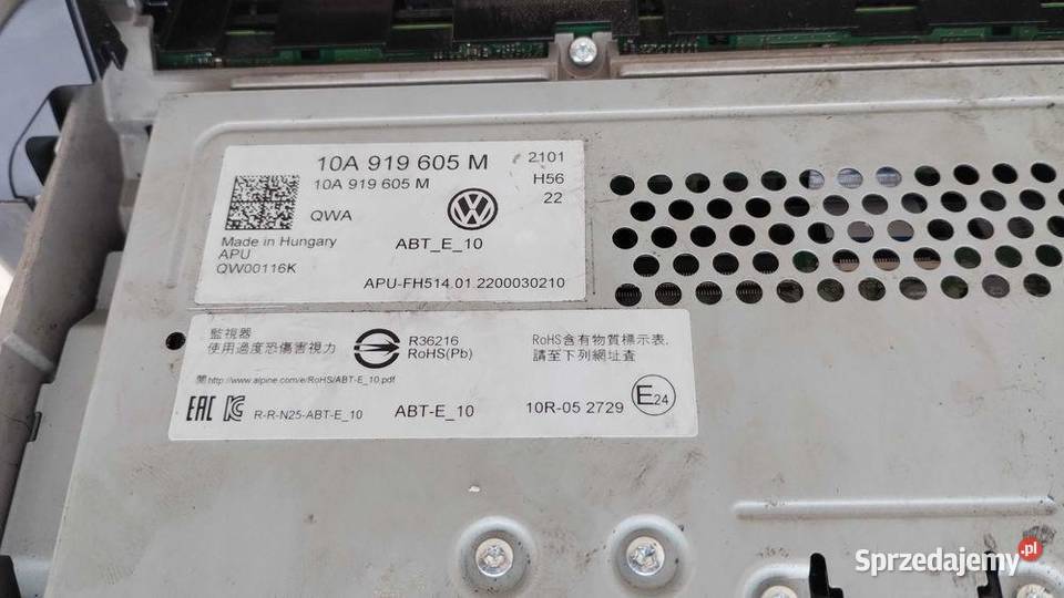 Radio Lcd Wyświetlacz Ekran Nawigacji Monitor