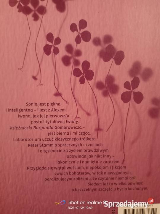 Siedem lat książka Stamm księgarnia antykwariat