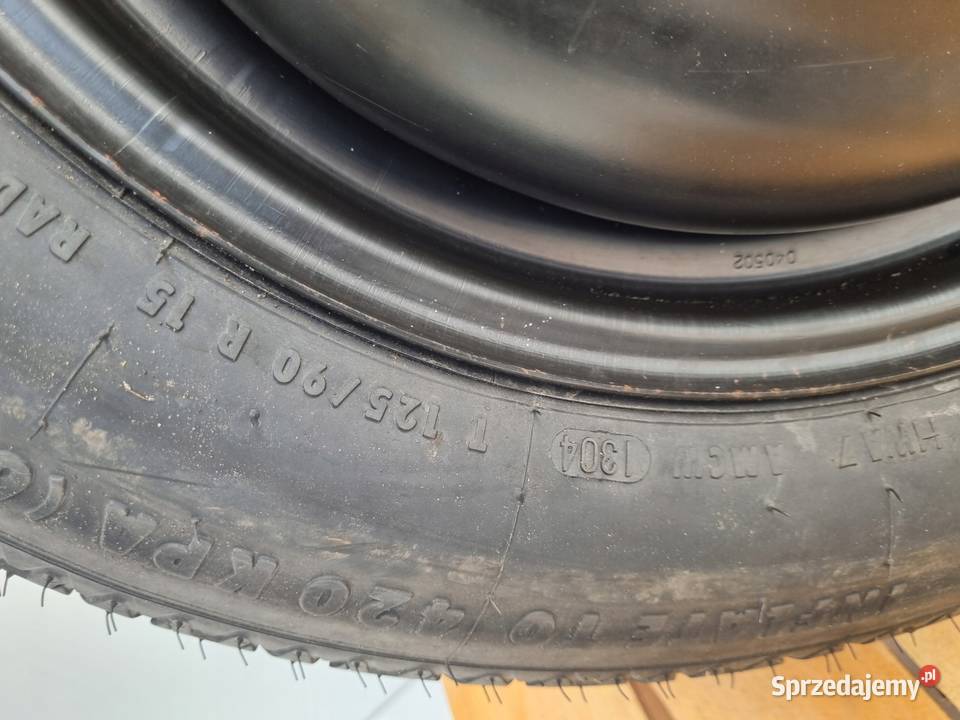 KOŁO DOJAZDOWE Volvo S40 V40 dojazdówka 12590 osobowe lubelskie