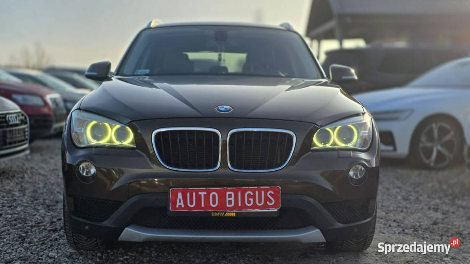 BMW X1 climatronic salon polska XDrive automat brązowy pomorskie Lębork